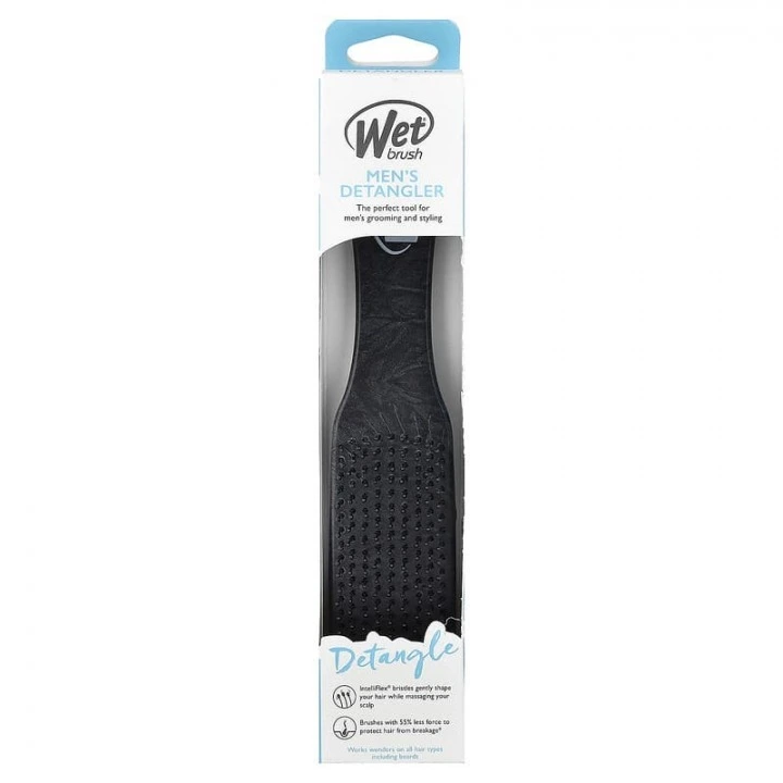 Męska szczotka z włosiem IntelliFlex do delikatnej pielęgnacji włosów i brody, Wet Brush
