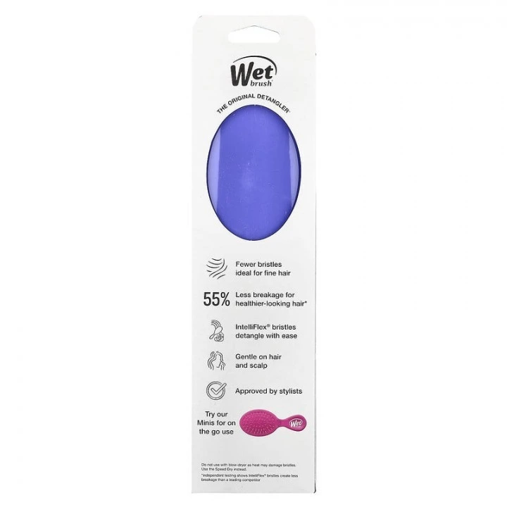 Расческа для тонких волос, деликатный уход и мягкое распутывание, Wet Brush