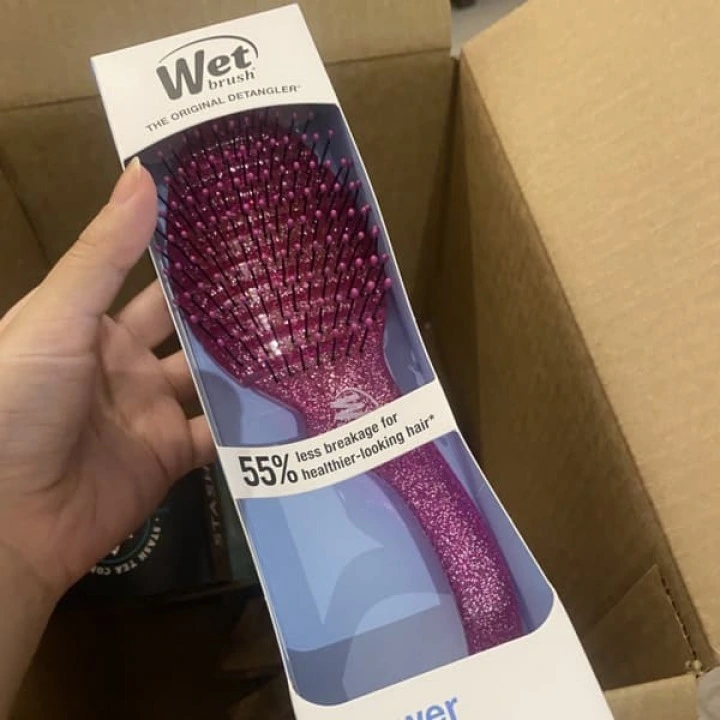 Szczotka pod prysznic do rozprowadzania odżywki i rozplątywania włosów, Wet Brush