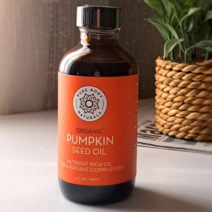 Olej dyniowy organiczny od wypadania i do aktywacji wzrostu włosów, Pure Body Naturals