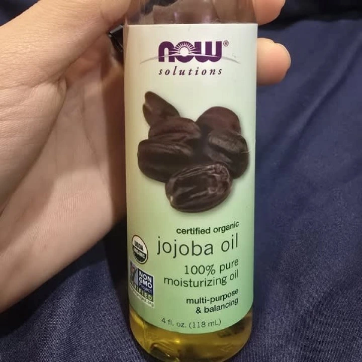 Масло жожоба органическое для активации роста волос и ухода за кожей, NOW Foods