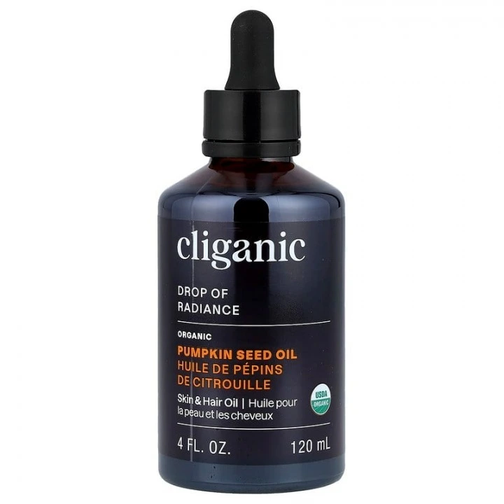 Organiczny olej z nasion dyni przy łysieniu androgenowym (AGA), Cliganic