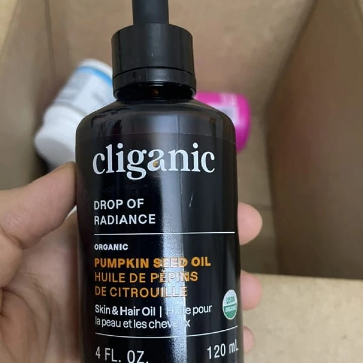 Масло семян тыквы органическое при андрогенной алопеции (АГА), Cliganic
