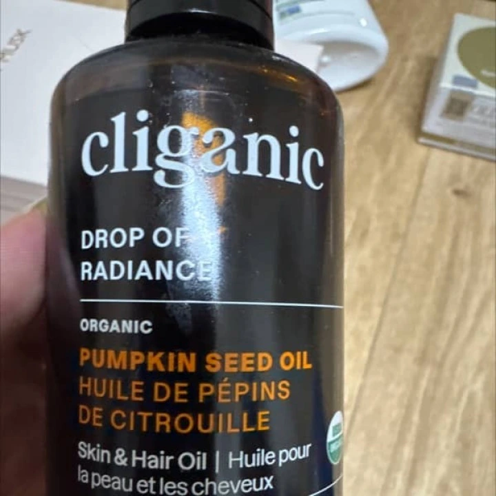 Масло семян тыквы органическое при андрогенной алопеции (АГА), Cliganic