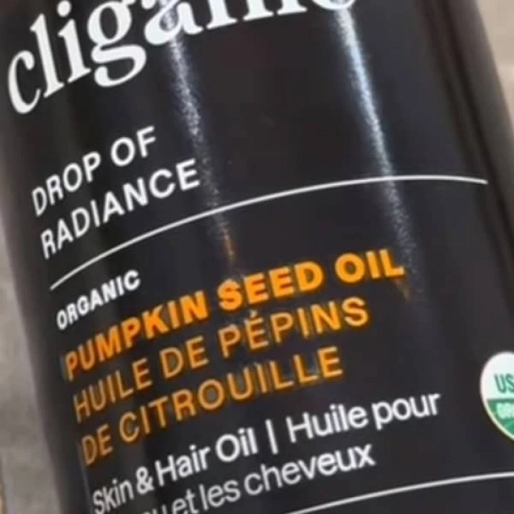 Масло семян тыквы органическое при андрогенной алопеции (АГА), Cliganic