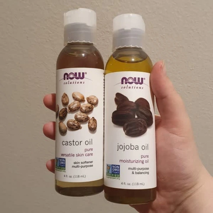 Касторовое масло для питания и стимуляции роста волос, NOW Foods