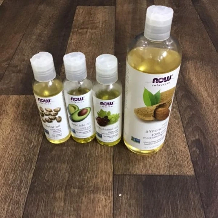 Касторовое масло для питания и стимуляции роста волос, NOW Foods