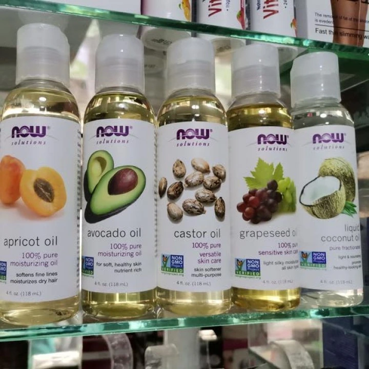 Касторовое масло для питания и стимуляции роста волос, NOW Foods