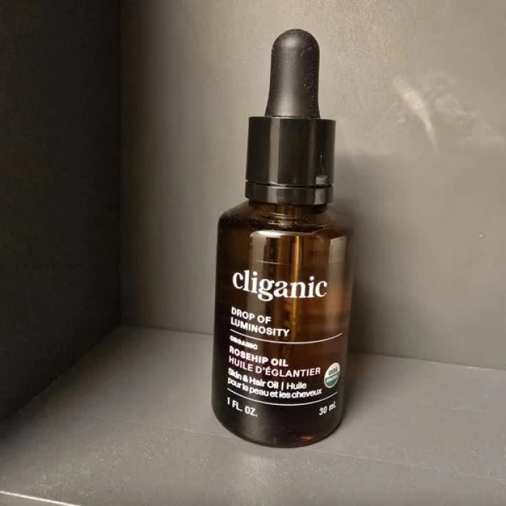 Масло семян шиповника органическое для повышения густоты волос, Cliganic