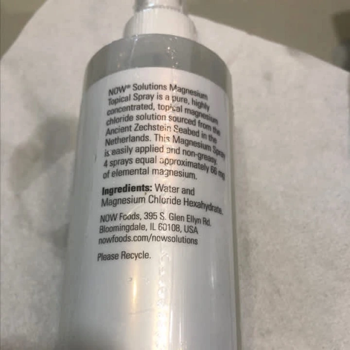 Spray z olejkiem magnezowym od wypadania i dla zwiększenia gęstości włosów, NOW Foods
