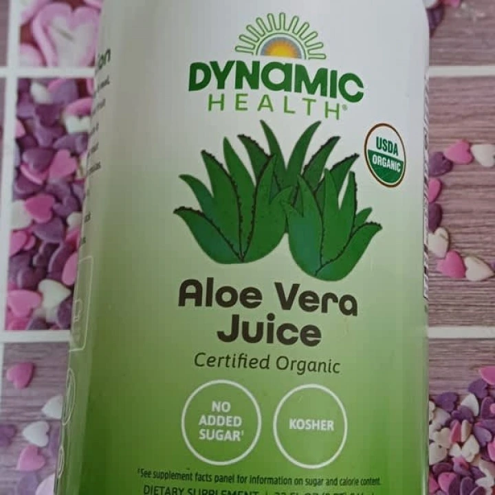 Organiczny sok z aloesu do nawilżania i zdrowia skóry głowy, 946 ml, Dynamic Health