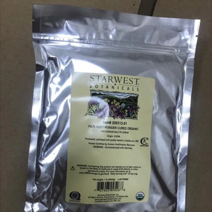 Порошок горца многоцветкового Fo-Ti для домашних масок при АГА, 454г, Starwest Botanicals