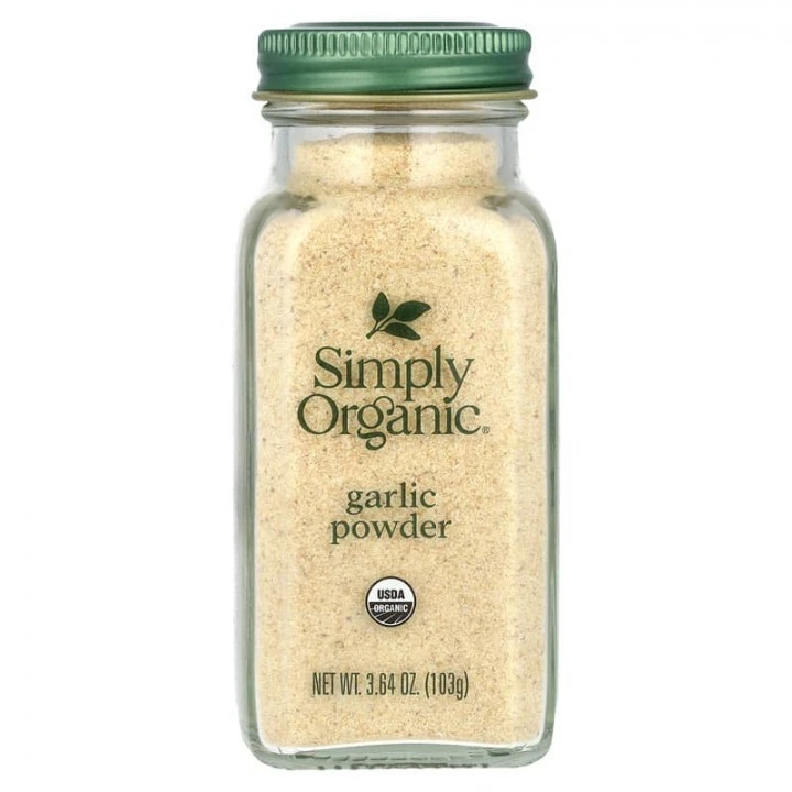 Proszek czosnkowy do masek i nalewek przeciw łysieniu, 103 g, Simply Organic
