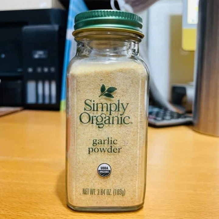 Proszek czosnkowy do masek i nalewek przeciw łysieniu, 103 g, Simply Organic