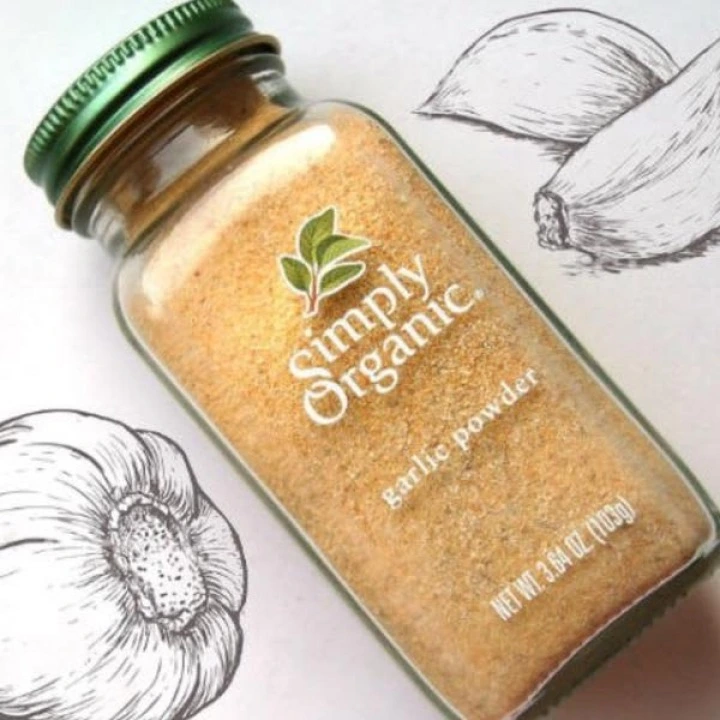 Proszek czosnkowy do masek i nalewek przeciw łysieniu, 103 g, Simply Organic