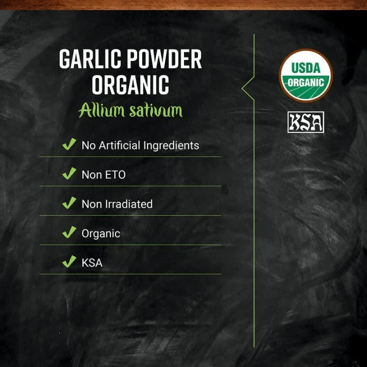 Organiczny proszek czosnkowy do stymulacji wzrostu włosów, 453 g, Frontier Co-op