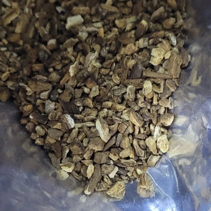 Korzeń łopianu organiczny do nalewek i odwarów wspomagających wzrost włosów, 453 g, Frontier Co-op