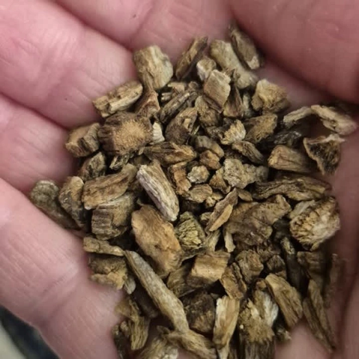 Krojony korzeń łopianu do nalewek przeciw wypadaniu włosów i stymulacji wzrostu, 453 g, Frontier Co-op