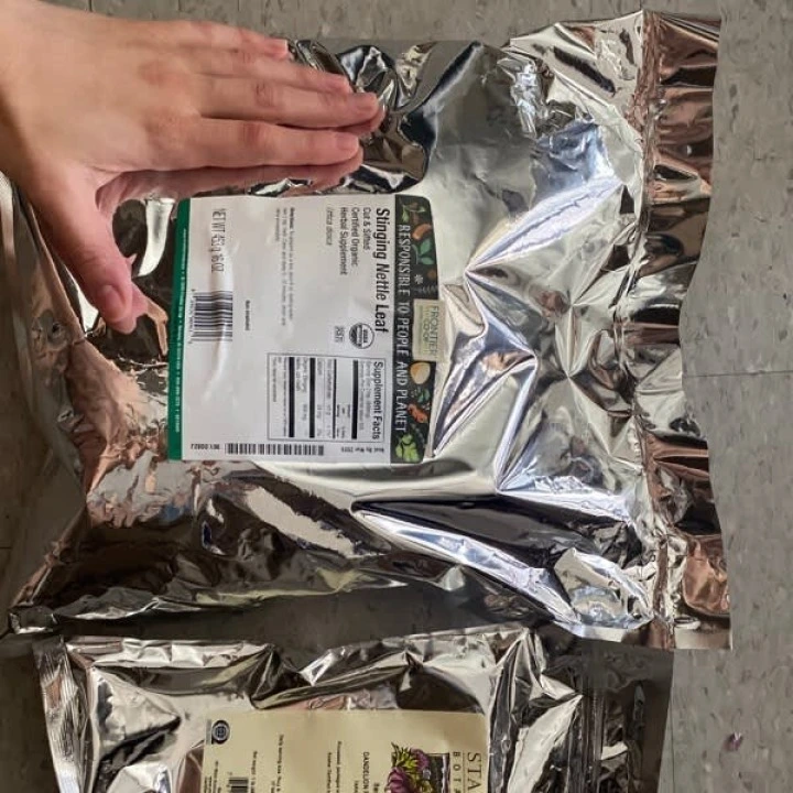 Pokrzywa organiczna do odwarów i nalewek, stymulujących wzrost włosów, 453 g, Frontier Co-op
