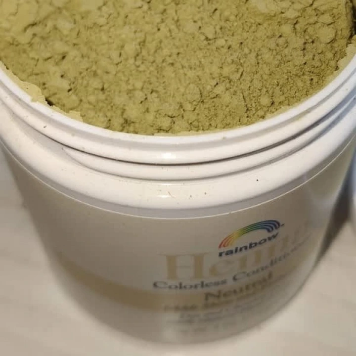 Henna bezbarwna do domowych masek: błysk, wzrost, objętość włosów, Rainbow Research