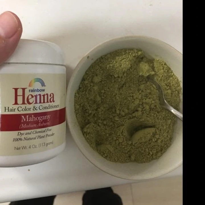 Henna do farbowania włosów, wzmacniania cebulek i blasku, mahoń, Rainbow Research