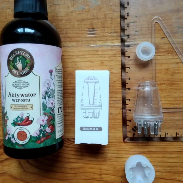Aplikator-masażer do nakładania toników, wcierek i olejków na skórę głowy, 6 ml, SEOL