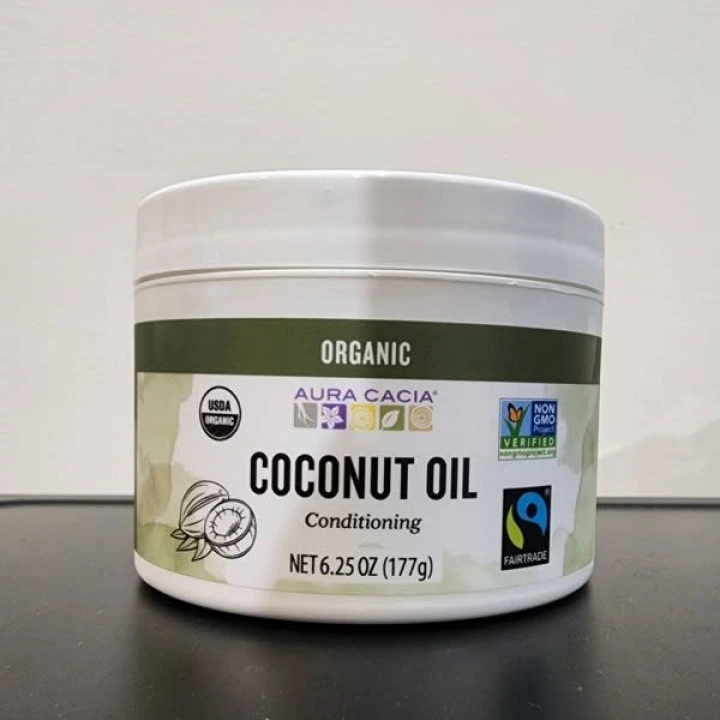 Organiczny, nierafinowany olej kokosowy do włosów i skóry, Aura Cacia
