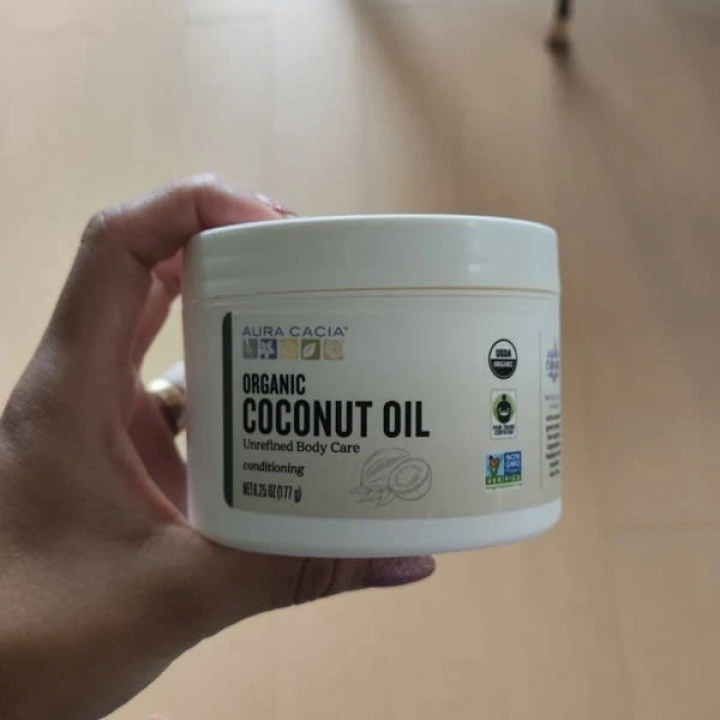 Масло кокосовое органическое нерафинированное для волос и кожи, Aura Cacia