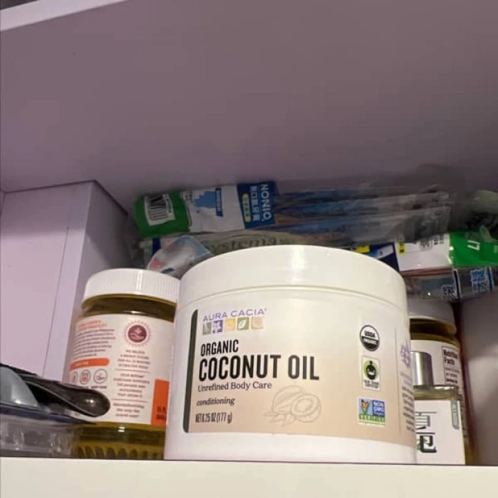 Масло кокосовое органическое нерафинированное для волос и кожи, Aura Cacia