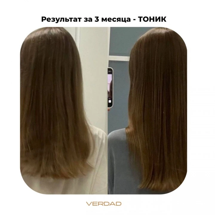 Тоник от выпадения и для роста волос с перцем, мятой, кофеином, Verdad