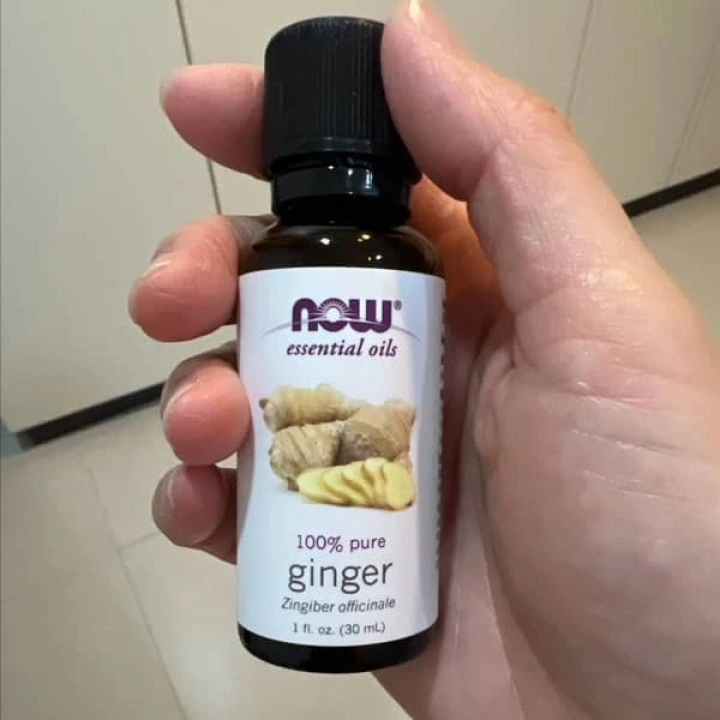 Эфирное масло имбиря для укрепления корней и стимуляции роста волос, NOW Foods