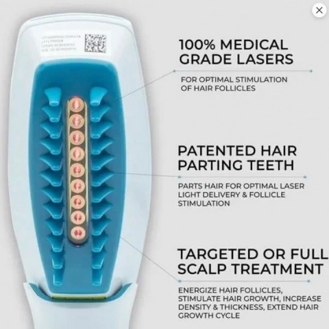 Лазерная оригинальная расческа для роста волос LaserComb Ultima 9, HairMax