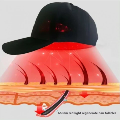 Аппарат-кепка для фототерапии LED, активации роста новых волос LED Cap 150, TheraLight