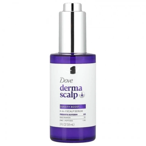Сыворотка для лечения кожи головы и слабых волос с цинком, никотинамидом, вит. Е, Dove