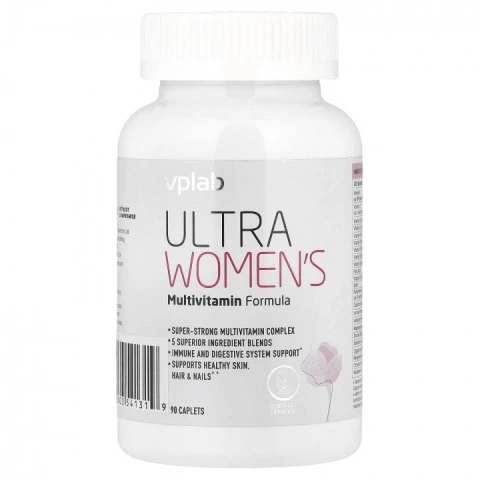 Multiwitaminy dla kobiet Ultra Women’s, 90 kapsułek, Vplab