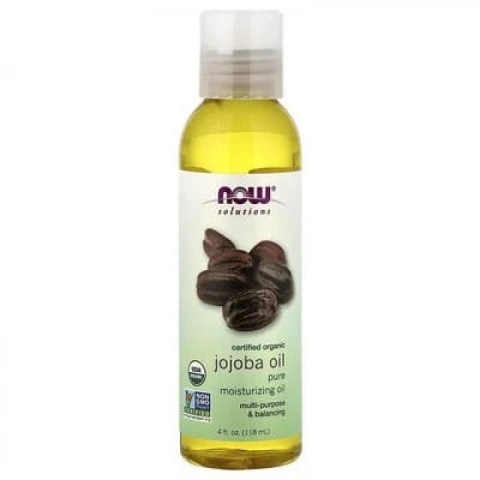 Olej jojoba organiczny do aktywacji wzrostu włosów i pielęgnacji skóry, NOW Foods
