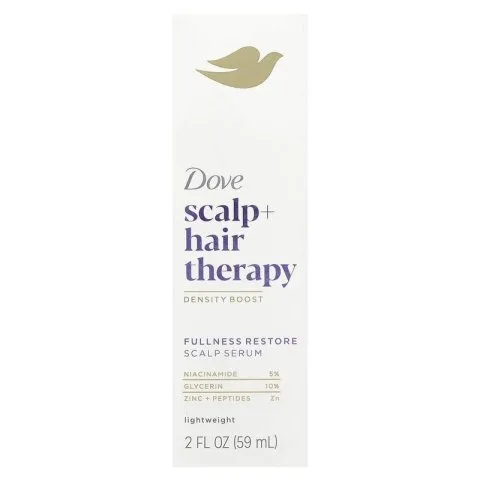 Сыворотка для лечения кожи головы и волос с цинком, никотинамидом, Dove