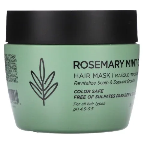 Маска с розмарином, мятой и биотином, Luseta Beauty