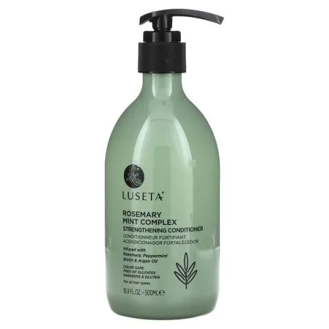 Укрепляющий кондиционер с розмарином, мятой, биотином, Luseta Beauty