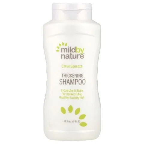 Шампунь для густоты волос цитрусовый с В-комплексом, биотином, алоэ, Mild By Nature