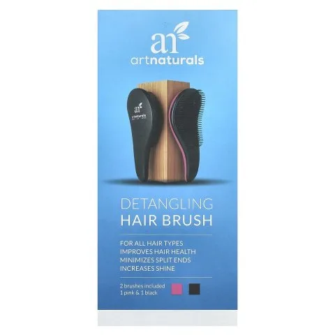 Расческа 2 шт. для легкого расчесывания и массажа кожи головы, artnaturals