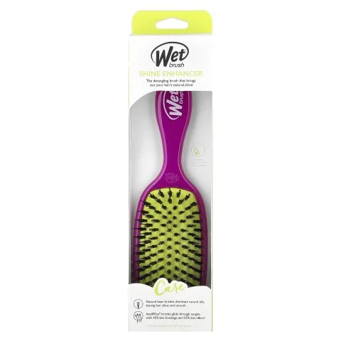 Расческа для приглаживания кератиновых чешуек с натуральной щетиной, Wet Brush