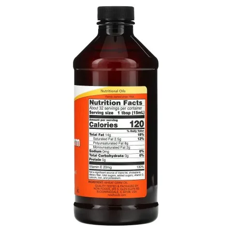 Масло зародышей пшеницы антиоксидантное для волос и кожи, NOW Foods