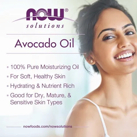 Масло авокадо для питания волосяных фолликулов, NOW Foods