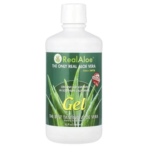Гель алоэ вера для оздоровления раздраженной кожи головы, 960 мл, Real Aloe