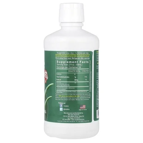 Гель алоэ вера для оздоровления раздраженной кожи головы, 960 мл, Real Aloe