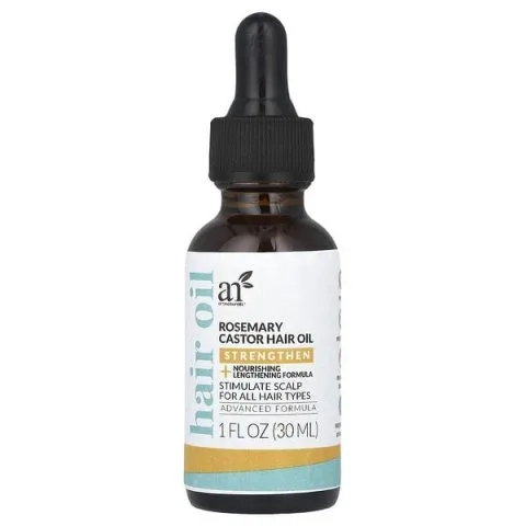 Масло касторовое для роста волос с розмарином и лавандой, artnaturals