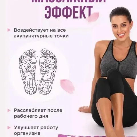 Массажный набор для шеи и роста волос, аппликатор Кузнецова и валик (аналог), фиолетовый