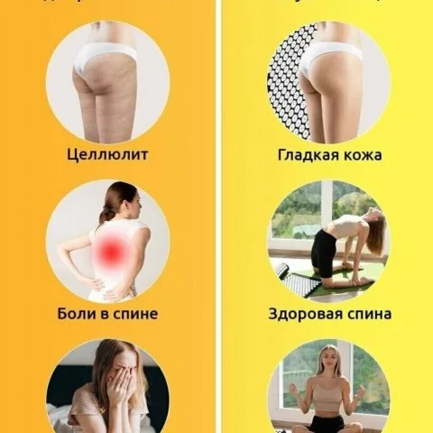 Массажный набор для шеи и роста волос, аппликатор Кузнецова и валик (аналог), фиолетовый