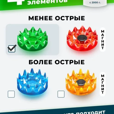 Массажный коврик для шеи и роста волос, зеленый (оригинал), Лаборатория Кузнецова